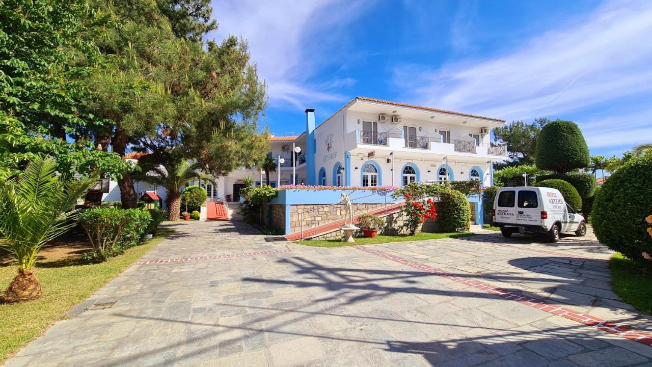 Artemis Otel Prínos Dış mekan fotoğraf